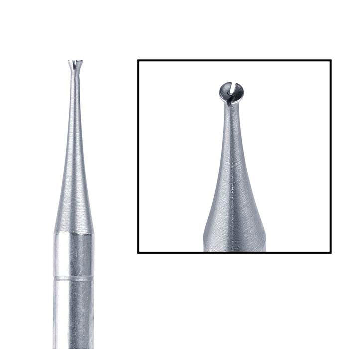 Busch® Tungsten Vanadium Twincut Concave Cone Bur, 0.9mm