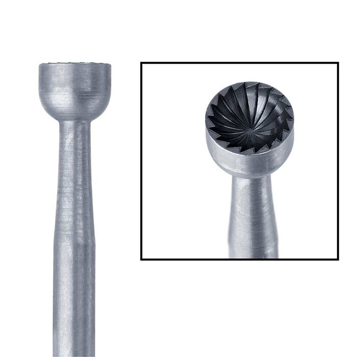 Busch® Tungsten Vanadium Concave Cutter Bur, 4mm