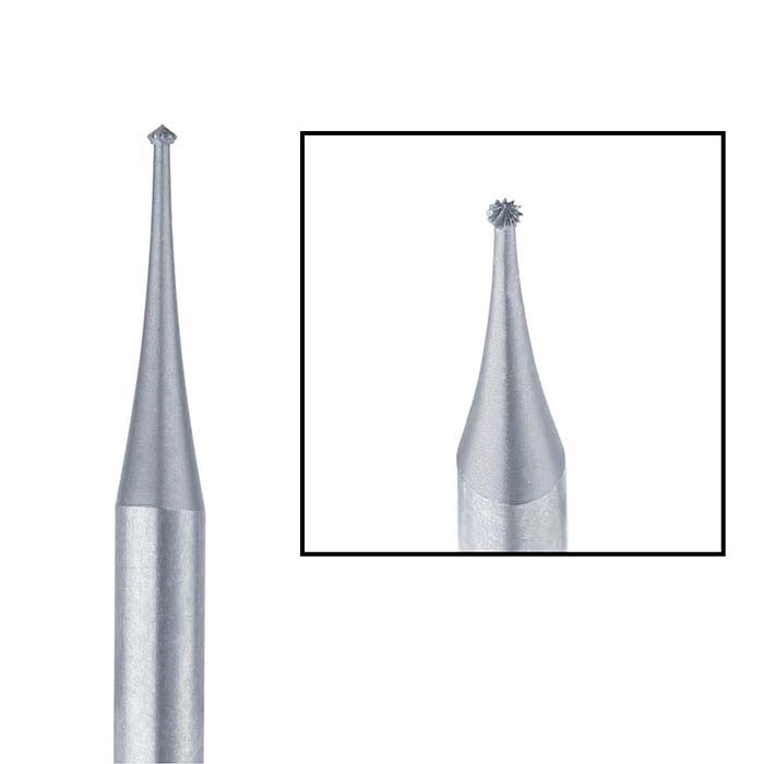Busch® 钨钒合金 90° 轴承车针,0.7mm