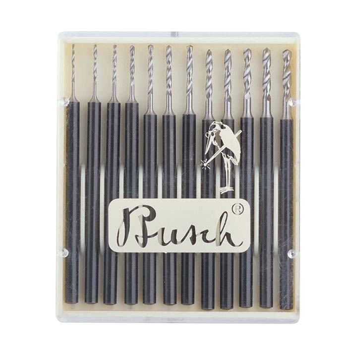 Busch® High-Speed Steel Twist Drill Set, 0.5–1.6mm