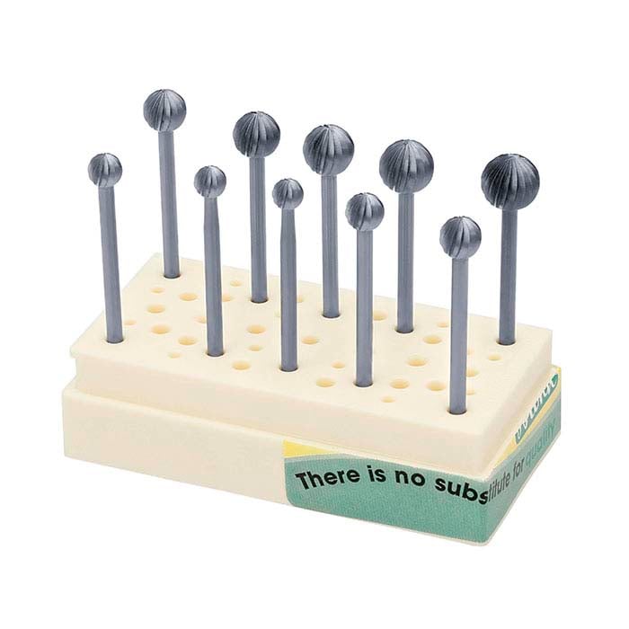 Busch® Tungsten Vanadium Round Bur Set, 4.5–8.5mm