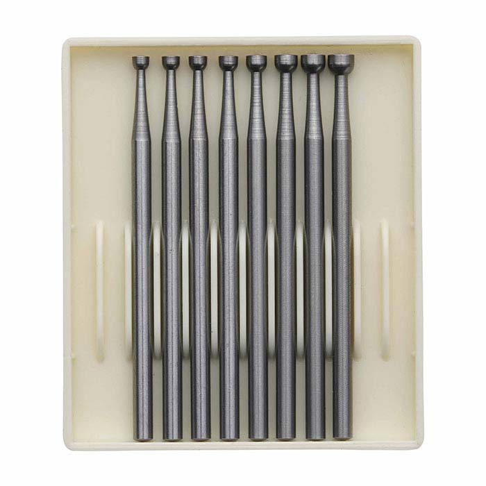 Busch® Tungsten Vanadium Concave Cutter Bur Set, 2.0–3.1mm