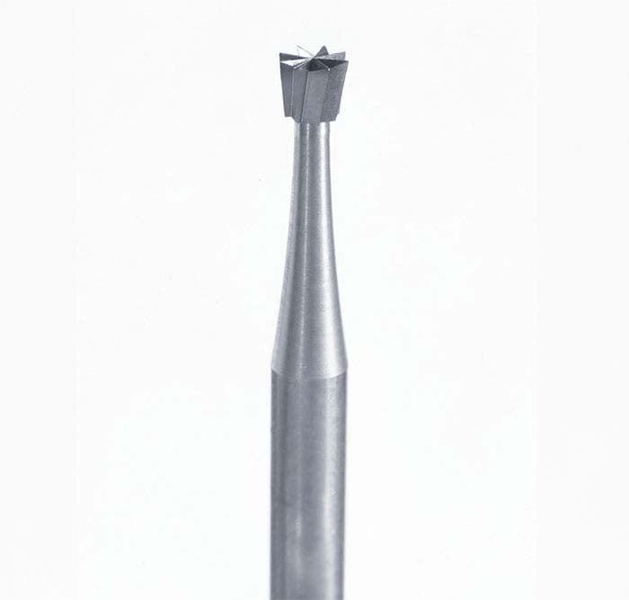 Super Q Tungsten Vanadium Inverted Cone Bur, 0.6mm