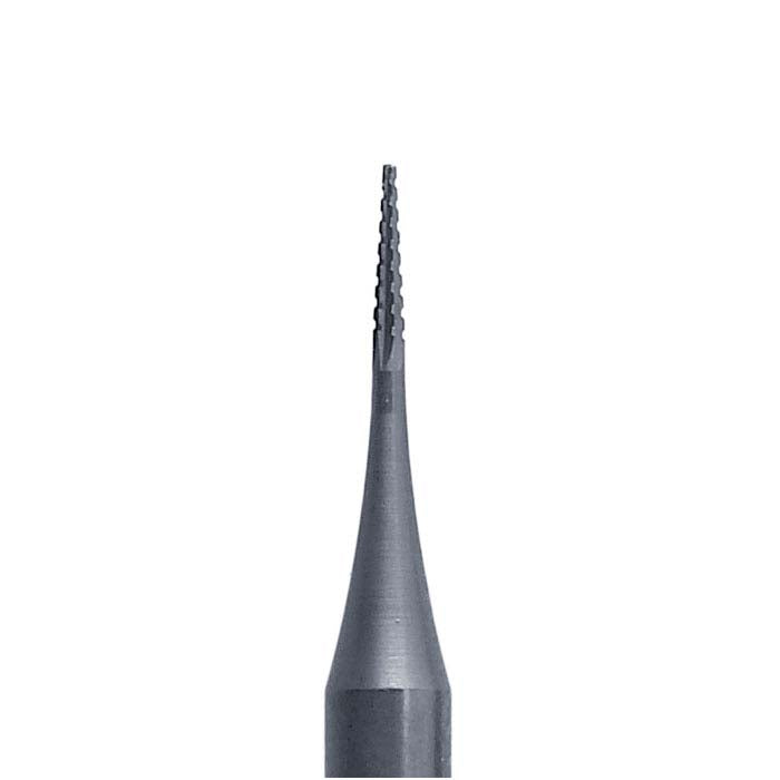 Technique™ 钨钒圆柱锥形十字切割车针,0.6mm