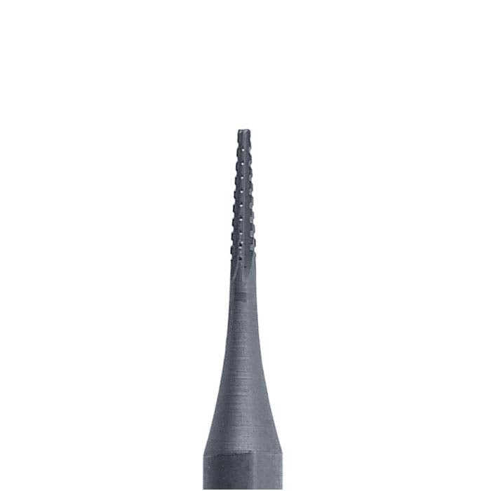 Technique™ タングステンバナジウム シリンダーコーン クロスカットバー, 0.8mm