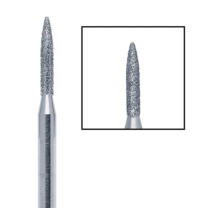 Edenta Diamond Flame Bur, 1.6mm