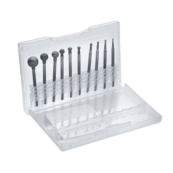 Round Diamond Bur Set, Set of 10