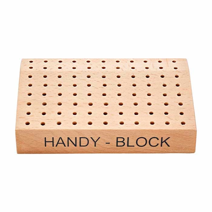 Wood Angled Bur Block