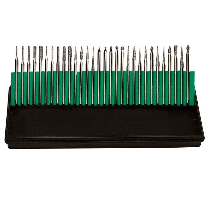 Diamantbohrer-Vielfaltsset, 1–3,2 mm, 120er-Körnung