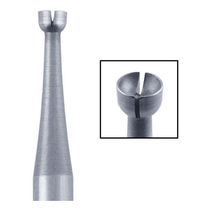 Busch® volframo vanadžio dvigubo pjovimo įgaubtas frezos antgalis, 1,7 mm