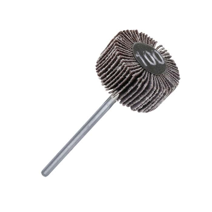 Technique™ Square Flap Wheel, 100-Grit, Mounted