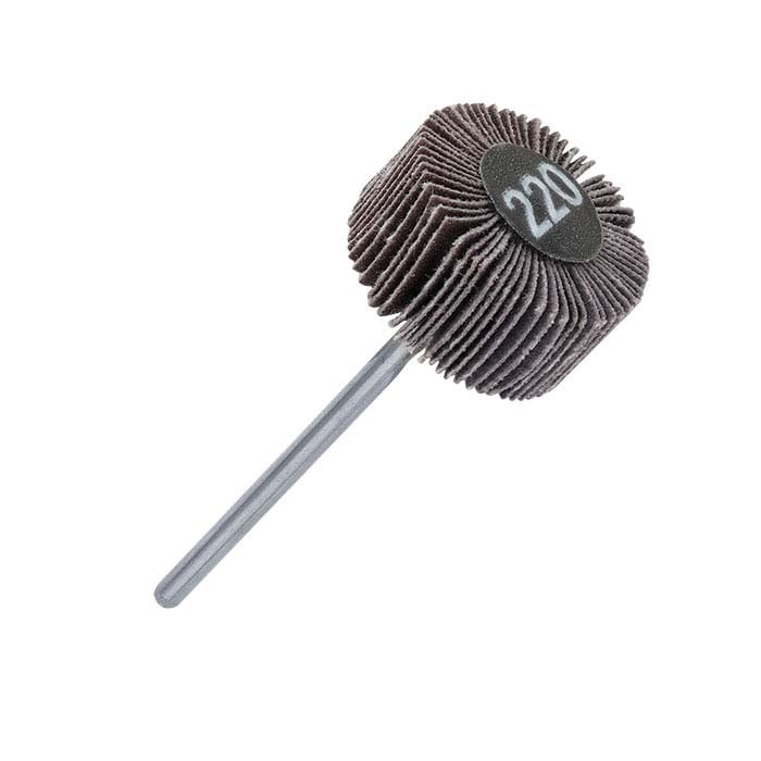 Technique™ Square Flap Wheel, 220-Grit, Mounted