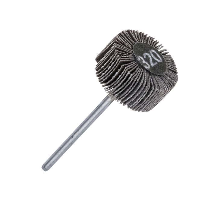 Technique™ Square Flap Wheel, 320-Grit, Mounted