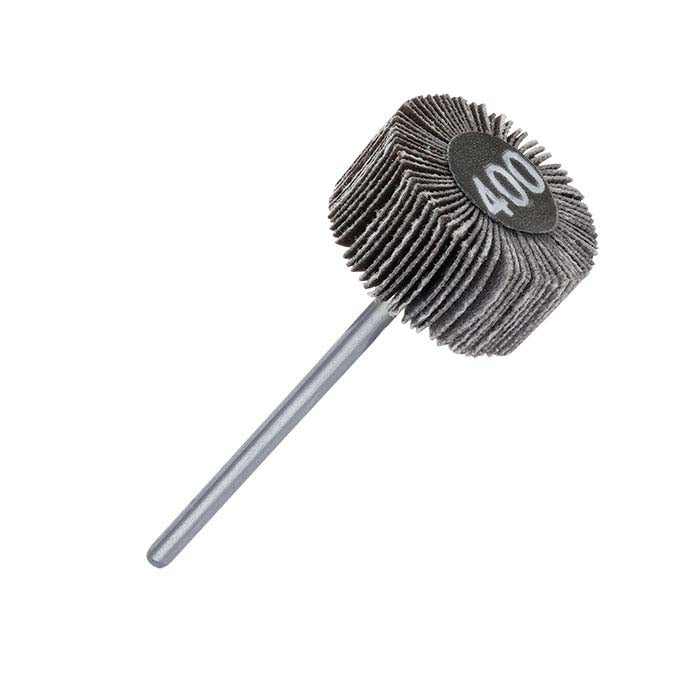 Technique™ Square Flap Wheel, 400-Grit, Mounted