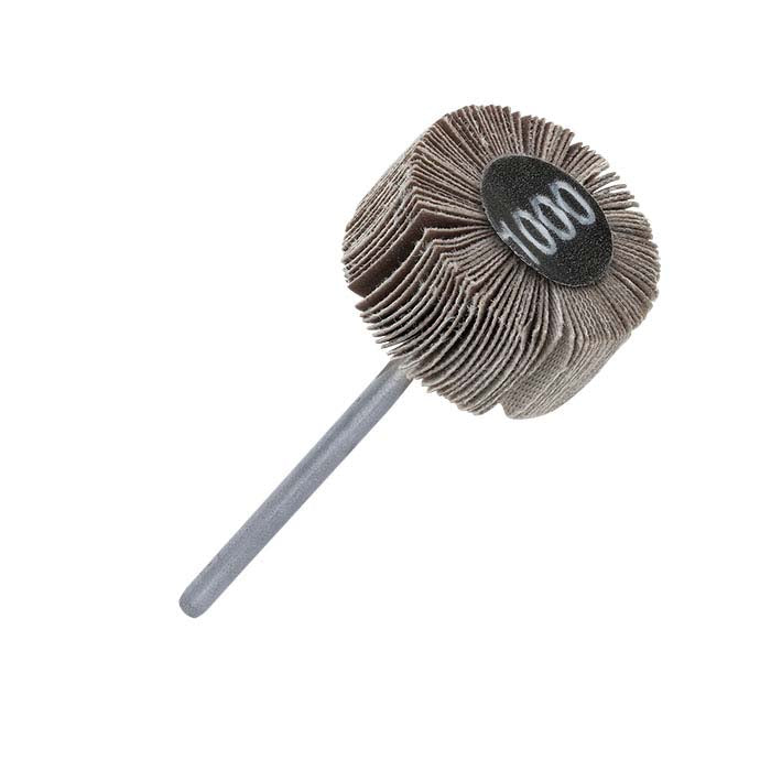 Technique™ Square Flap Wheel, 1,000-Grit, Mounted