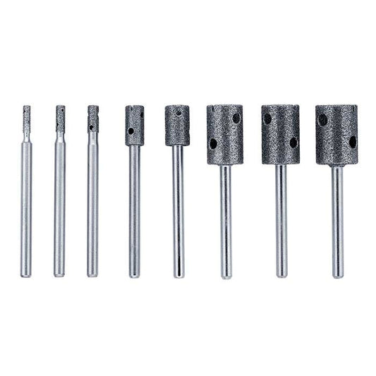 Diamond Core Drills, Set of 8