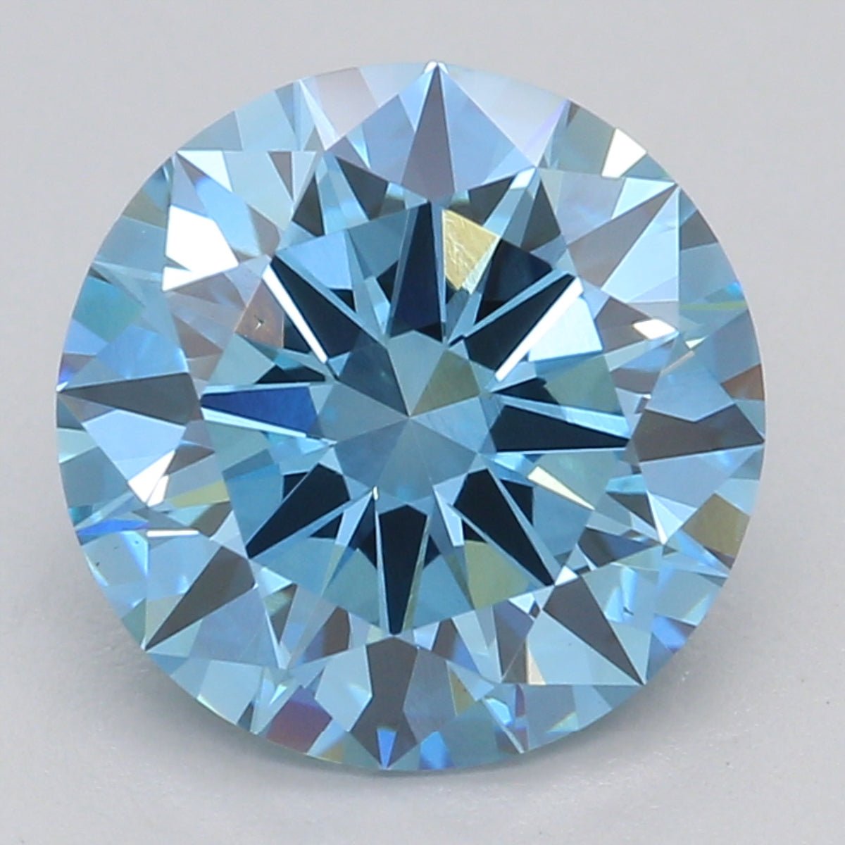 Lab-Grown Diamond 1.95ct, Round, Blue, VS1
