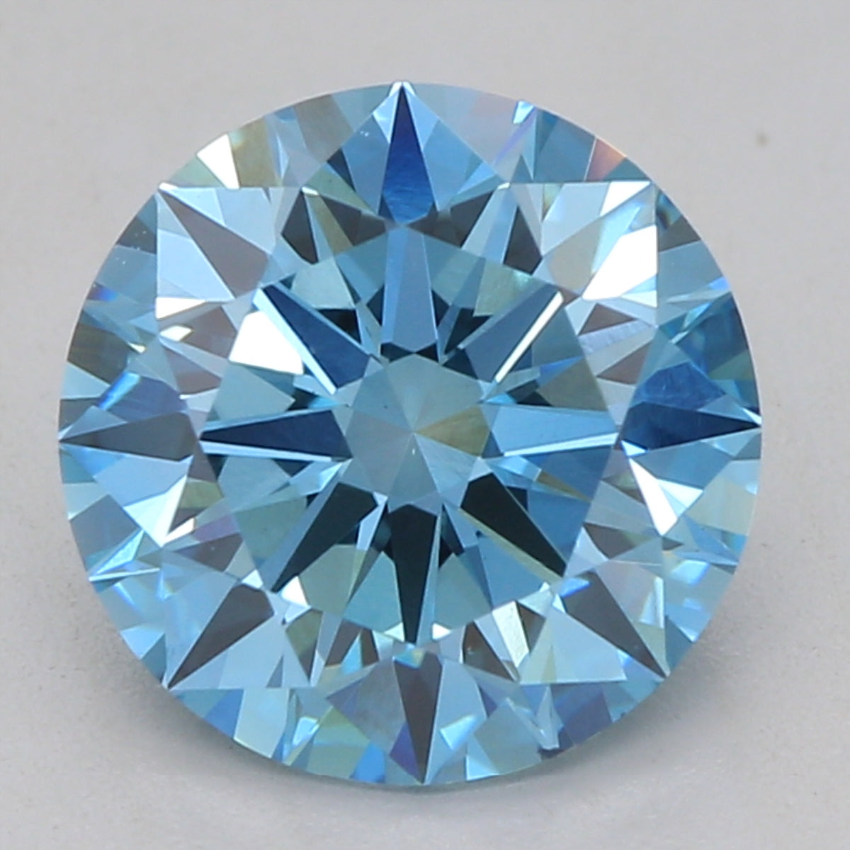 Lab-Grown Diamond 1.71ct, Round, Blue, VS2