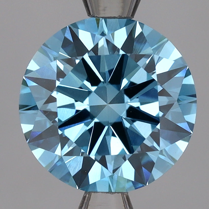 Lab-Grown Diamond 2.62ct, Round, Blue, VVS2