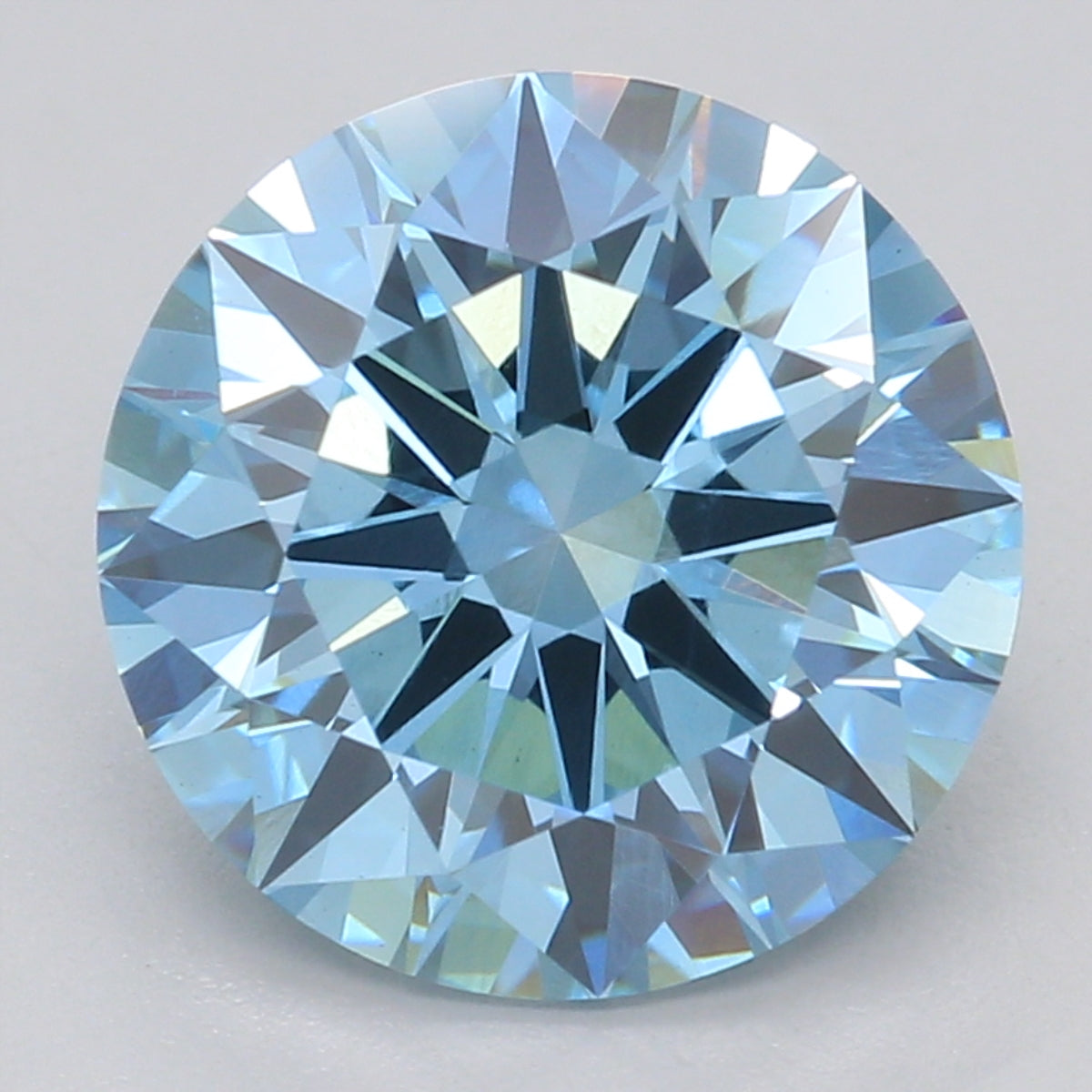 Lab-Grown Diamond 2.25ct, Round, Blue, VVS2