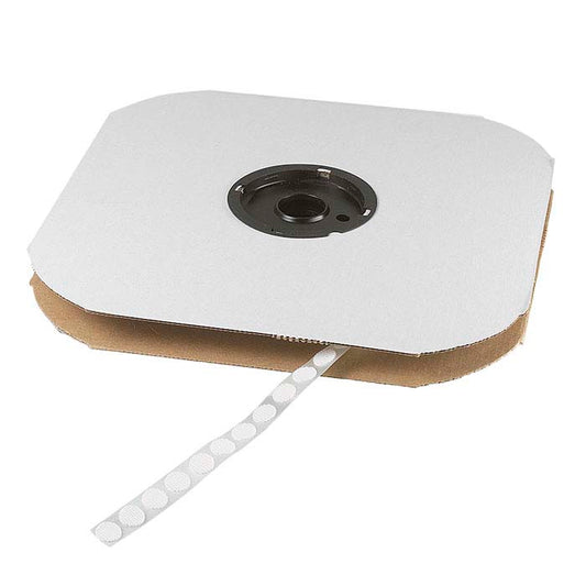 Velcro® White 12.7mm Hook-Side Dots