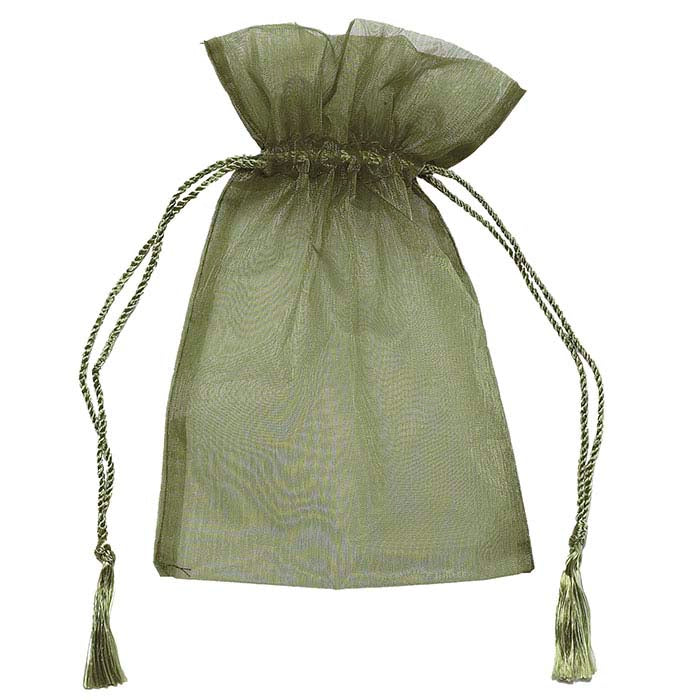 Organza Pouch with Tassels