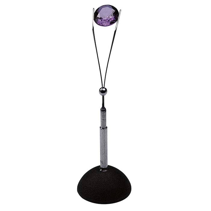 Steel-Base Gem Display Stand