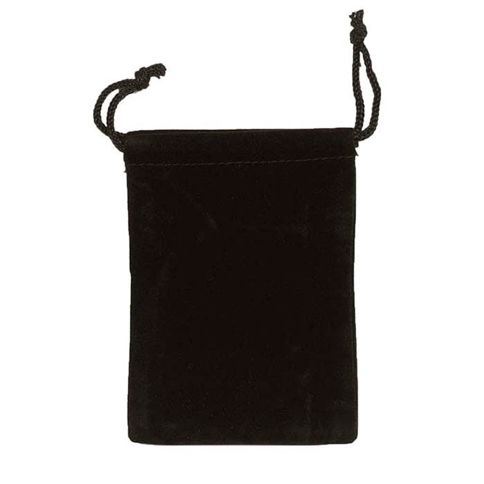 Velveteen Black 76.2mm x 101.6mm Pouch