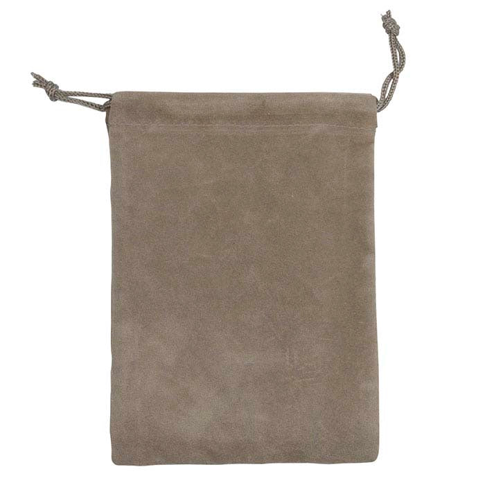 Velveteen Gray 101.6mm x 139.7mm Pouch