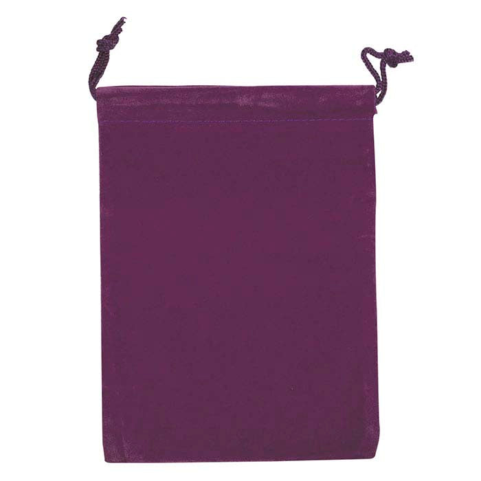 Velveteen Purple 101.6mm x 139.7mm Pouch