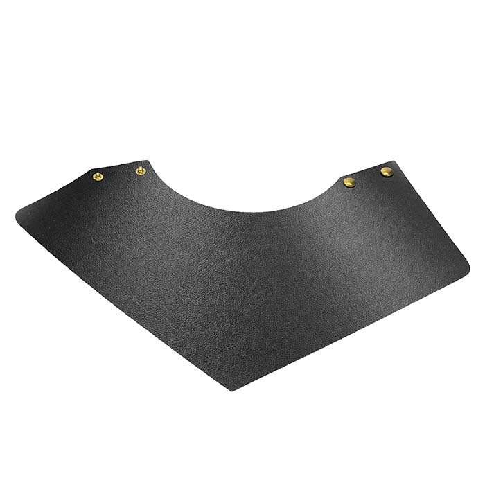 Steel Vienna Faux Leather Cone Necklace Display