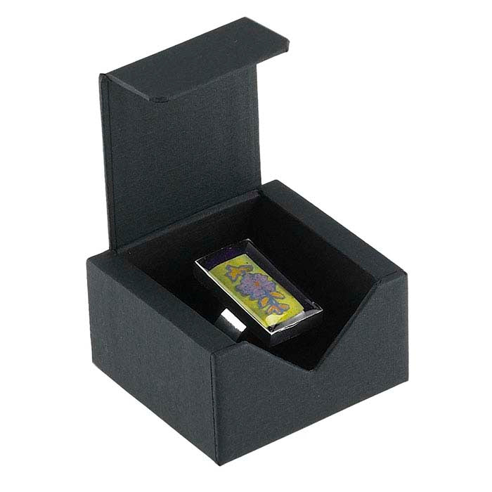 Caja de regalo para anillo Vario negra