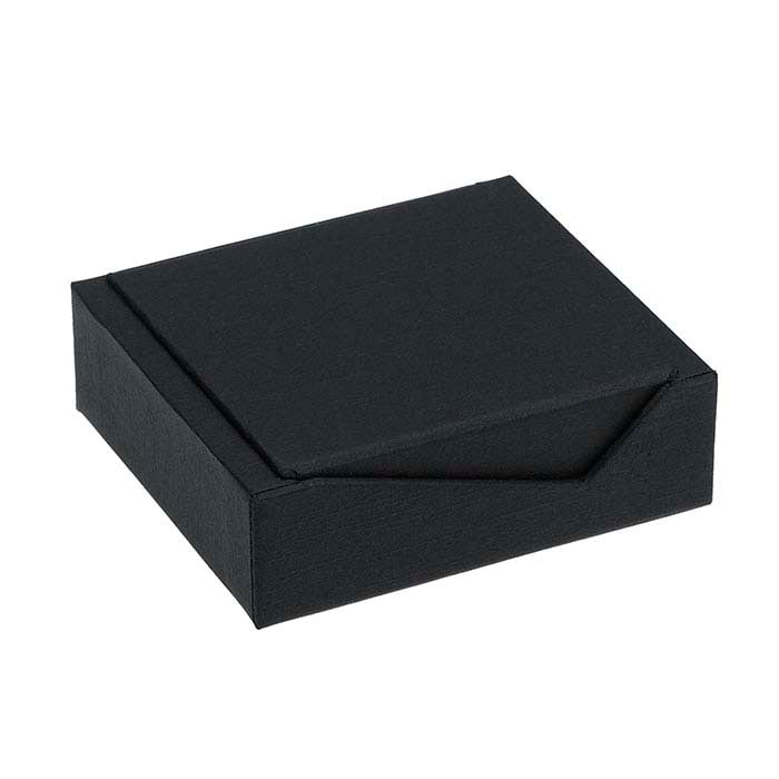 Caja de regalo negra para colgante o pendiente Vario