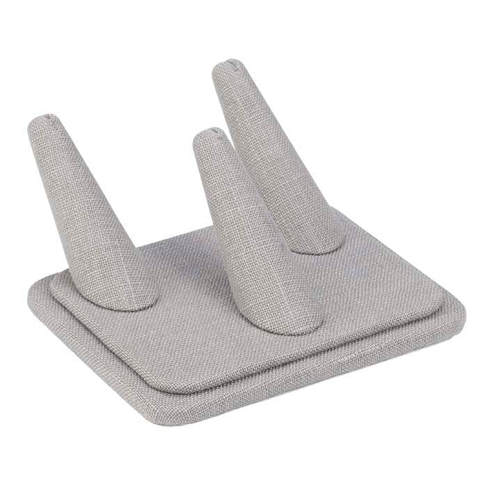 Silver Linen Pretty Fingers™ Tre-Rings Display