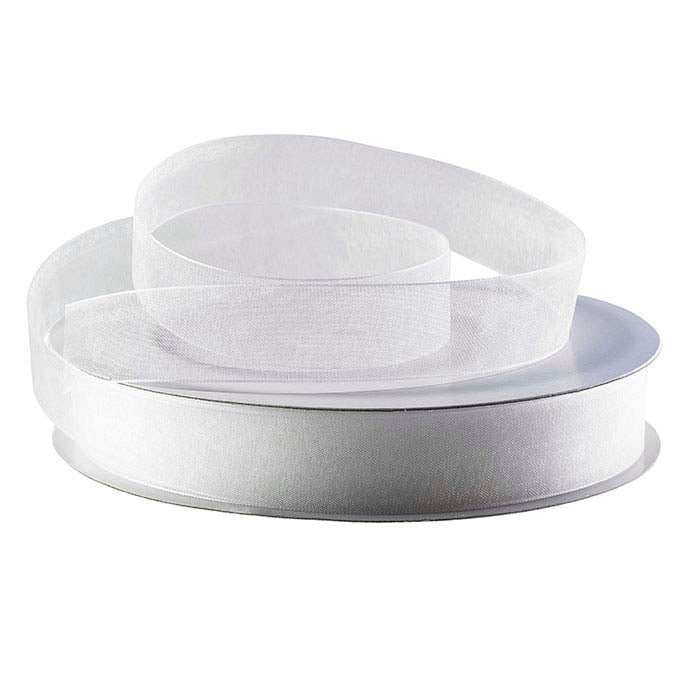 White Organza Sheer Ribbon