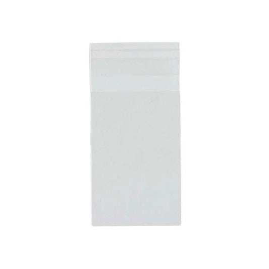 Ultra Clear 1.8-Mil 50.8mm x 76.2mm Plastic Bag with Self-Adhesive Seal