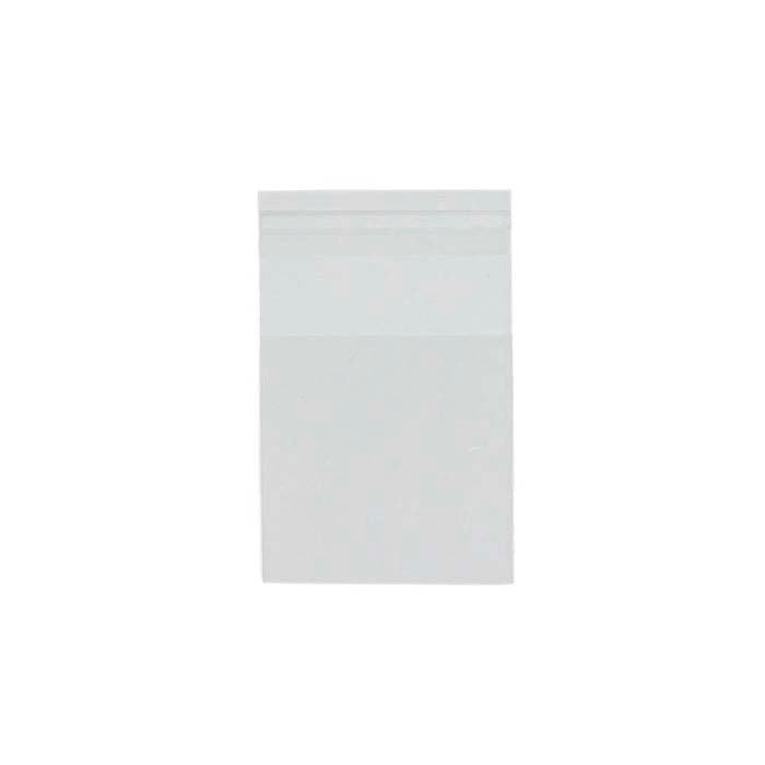 Ultra Clear 1.8-Mil 50.8mm x 50.8mm Plastic Bag with Self-Adhesive Seal