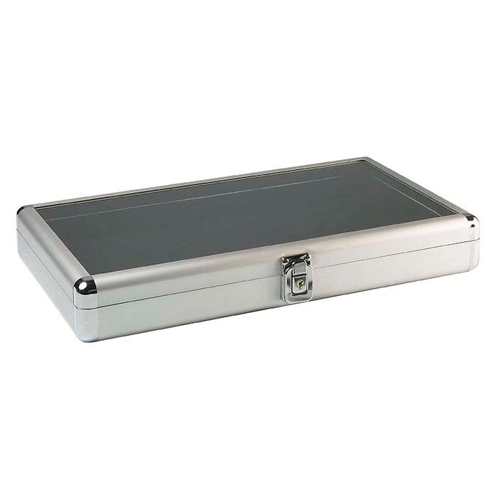 Aluminum Locking Full-Size Tray with View-Top Lid