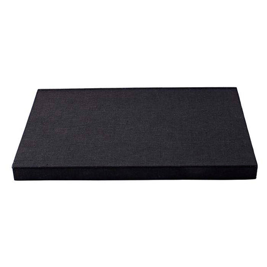Black Linen Riser Display