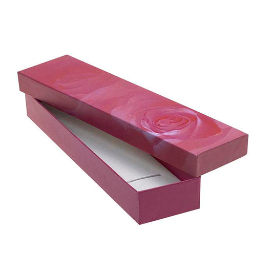 Pink Rose Paper-Covered Bracelet Gift Box