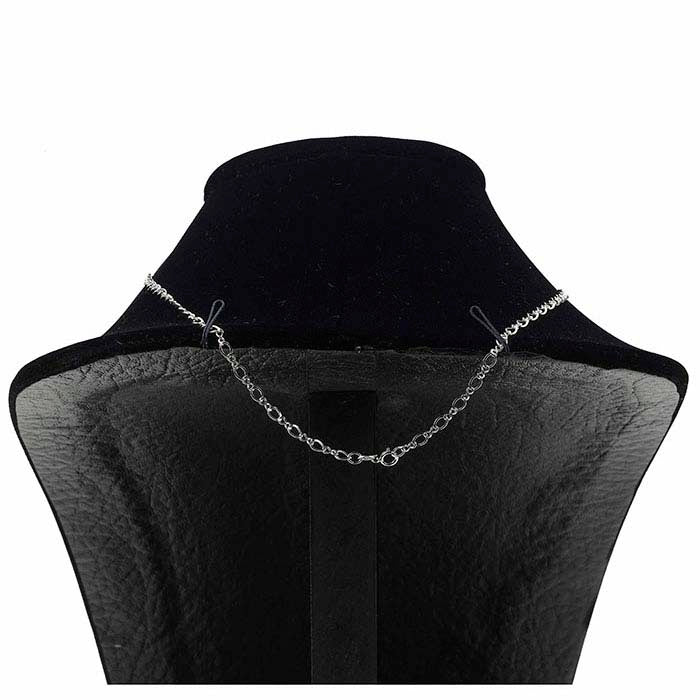 Deluxe Black Velvet Necklace Bust Display