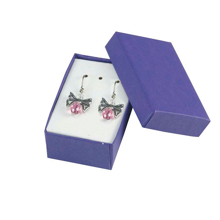 White Velour-Flocked Cardboard Gift Box Insert