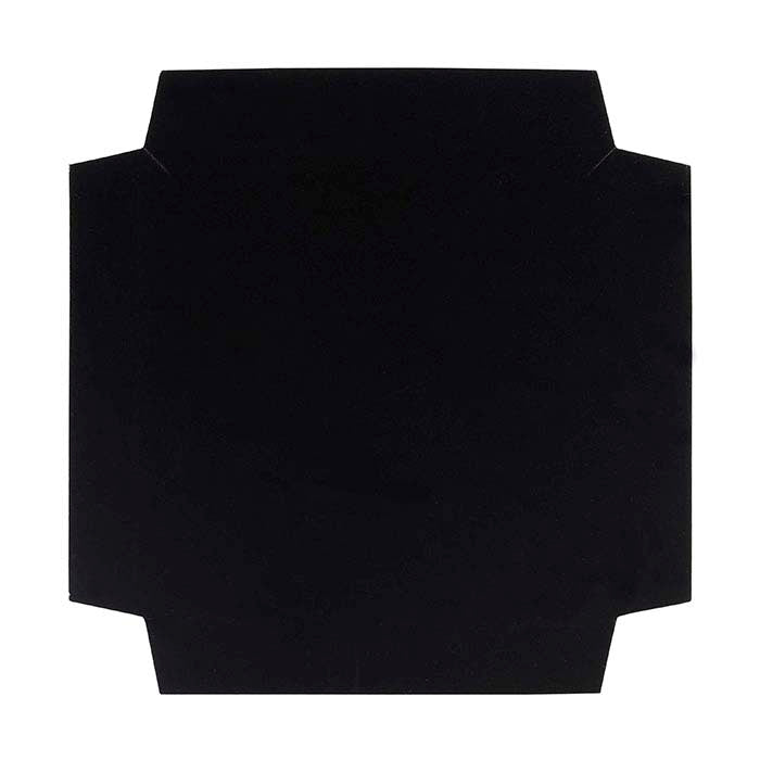 Black Velour-Flocked Cardboard Gift Box Insert