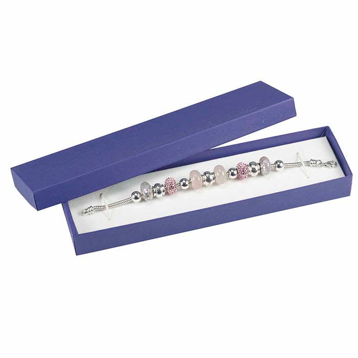 White Velour-Flocked Cardboard Gift Box Insert