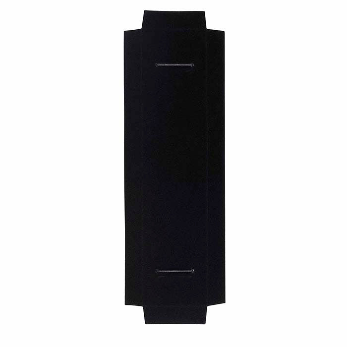 Black Velour-Flocked Cardboard Gift Box Insert