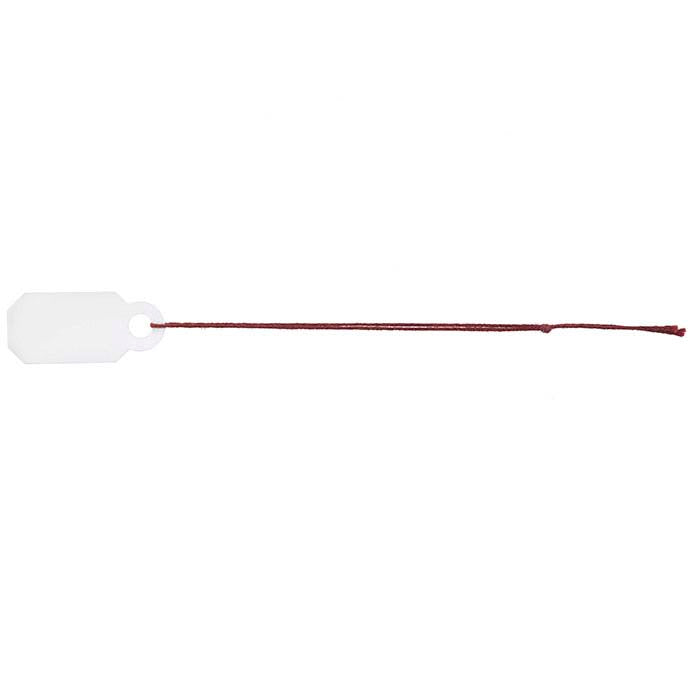 Etiqueta de Papel Deluxe Off-White com Cordão Borgonha