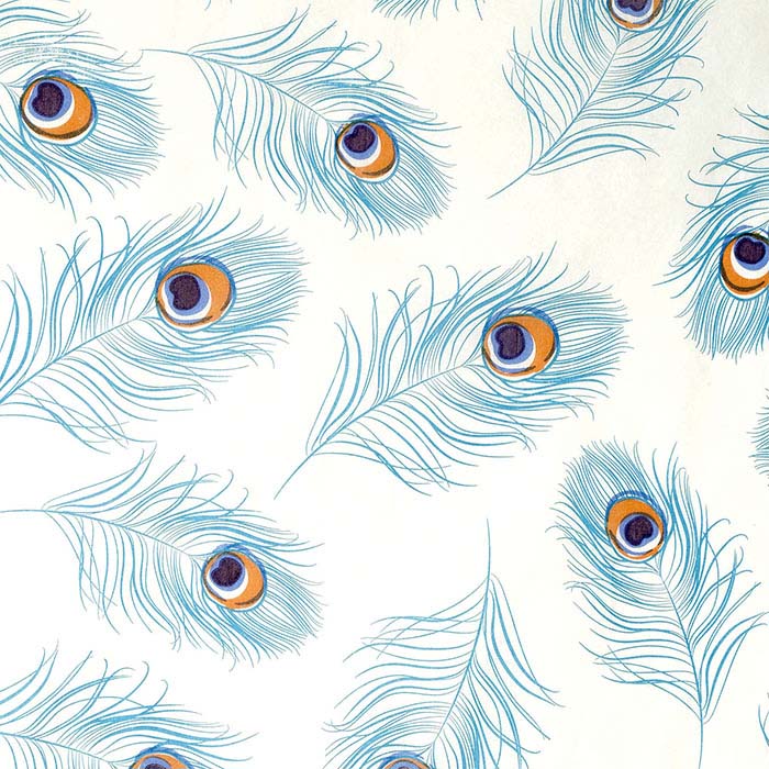 Peacock Feathers Tissue Paper, 200 Sheets