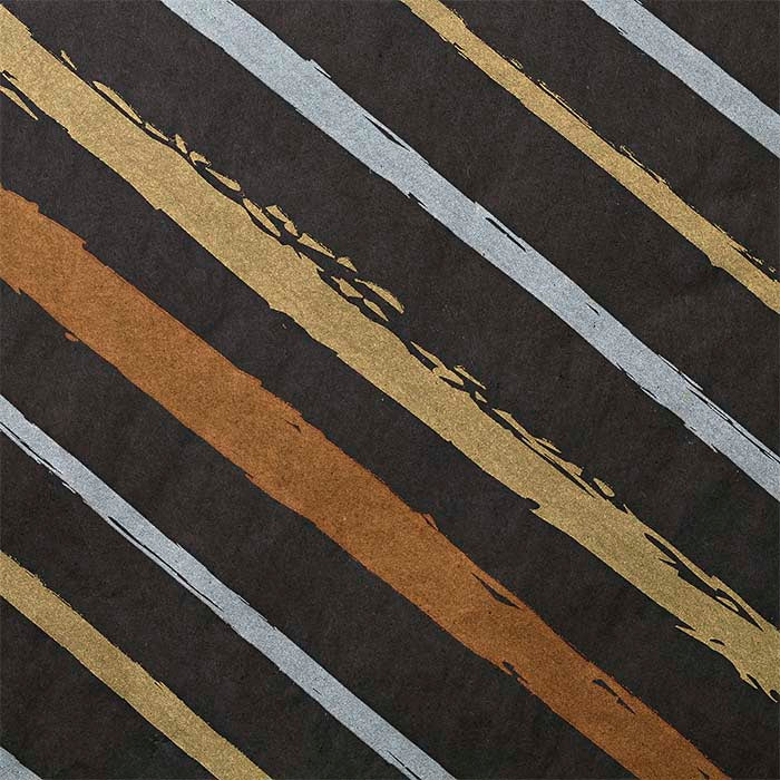 Metallic Brushed Black Tissue Paper, 200 Sheets