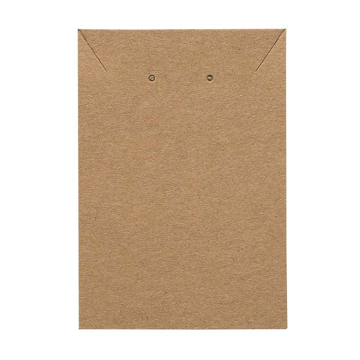 Kraft Pendant and Earring Presentation Card Insert