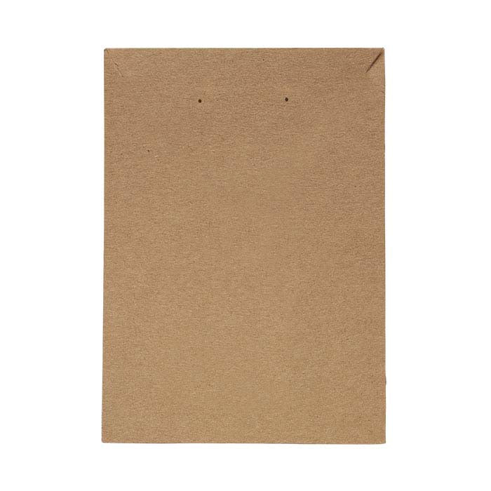 Kraft Pendant and Earring Presentation Card Insert
